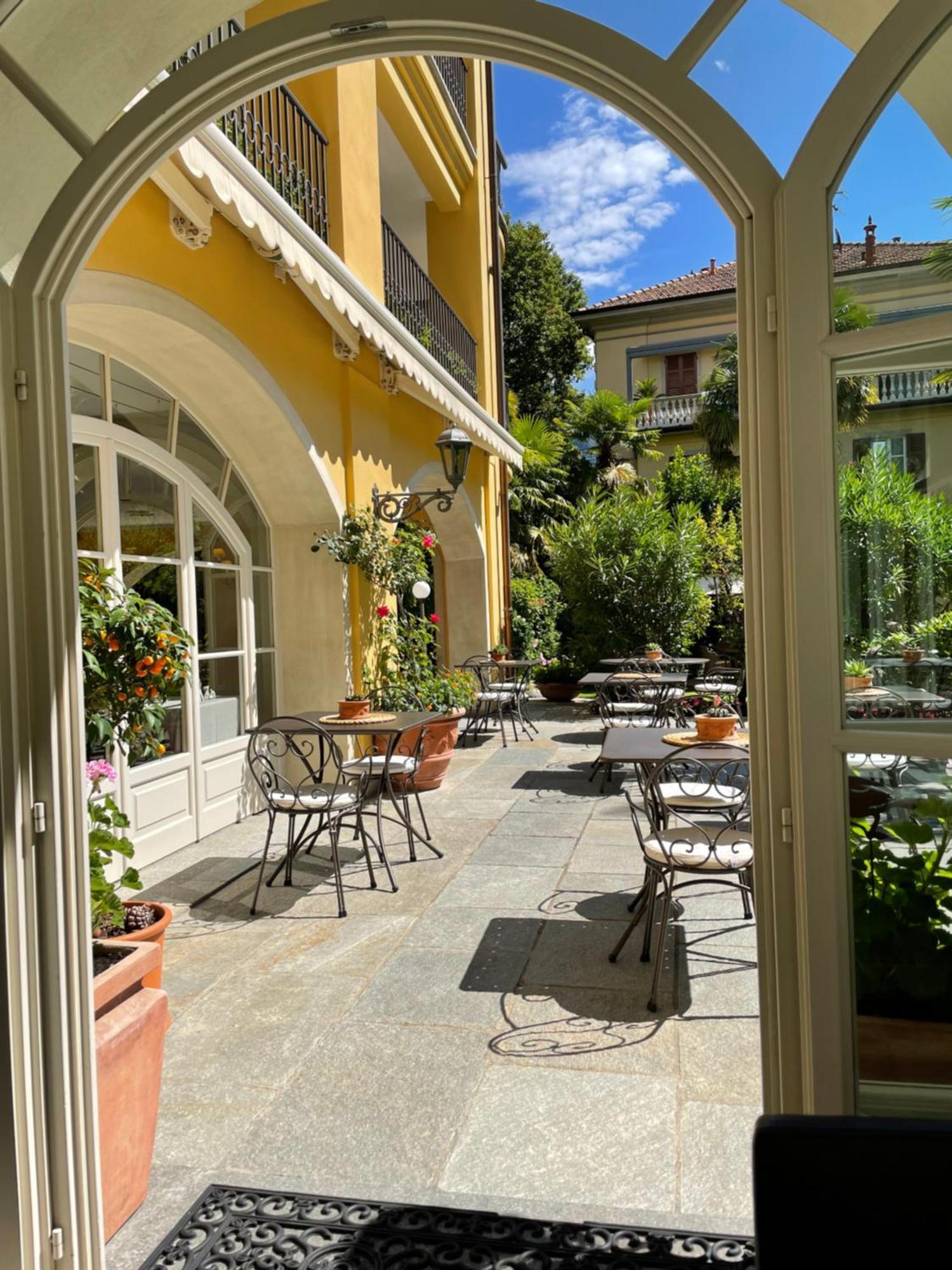 Villa Palmira Kinderfreies Hotel Cannobio Buitenkant foto