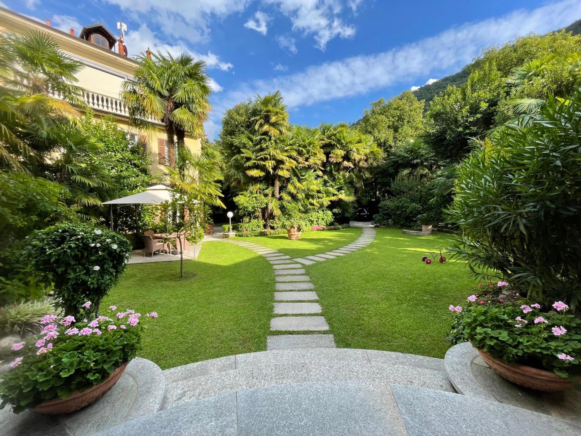Villa Palmira Kinderfreies Hotel Cannobio Buitenkant foto